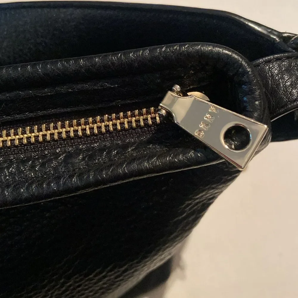 DKNY Black leather Hobo Marcy purse handbag